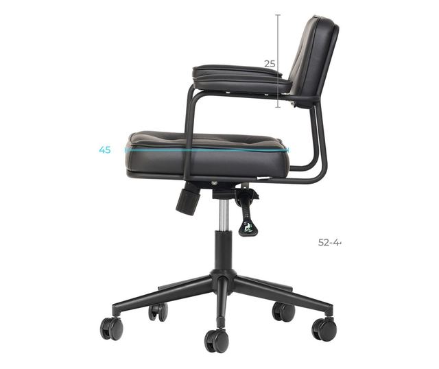 Pisarniški stol 984, črn