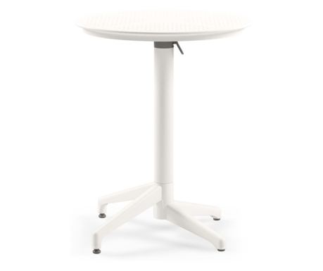 Masă Pliabilă 943, Alb Crem