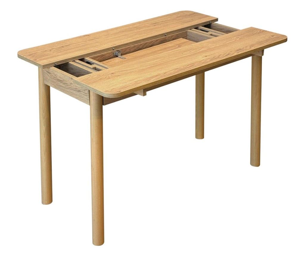 Extendable Dining Table & Chairs Set (4 Pieces) 522, Oak, Soho Grey - 10