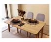 Extendable Dining Table & Chairs Set (4 Pieces) 522, Oak, Soho Grey thumbnail 2