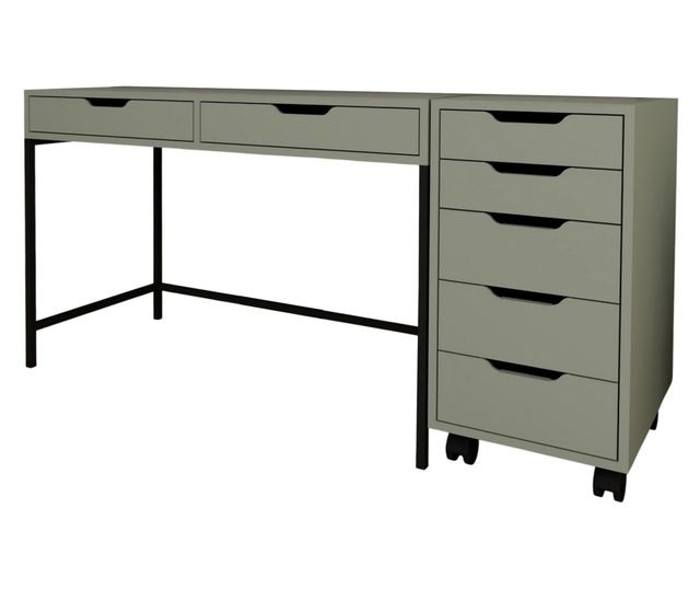 Dolgozószoba íróasztal 533, Zöld