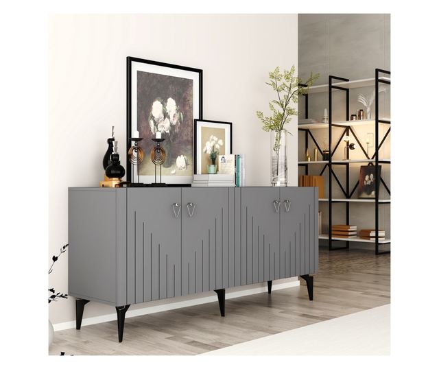 Konzola 750, Antracit, Srebrna