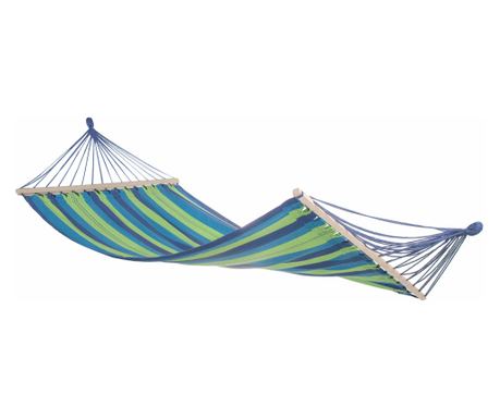 Dvojna vzmetna viseča mreža za 2 osebi za vrt, 200 x 150 cm, 200 kg