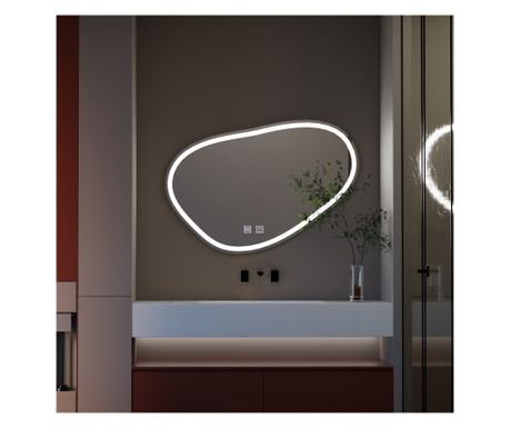Quassare LED ogledalo na dodir sa sustavom protiv zamagljivanja 90x65 cm