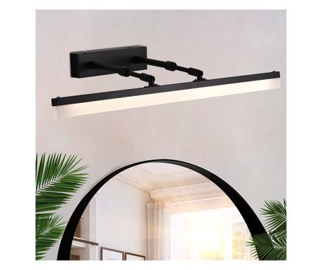 Φωτιστικό μπάνιου Malawi LED, 7W, Γραμμικό, Ουδέτερο Φως, Μαύρο