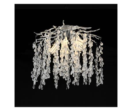 Kristálycsillár CC8080/D500CH, 5x E14 izzó, 49cm átmérő, króm