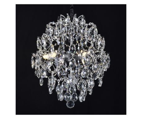 Kristálycsillár CC9259/5CH, 5x E14, 40cm átmérő, fényes króm