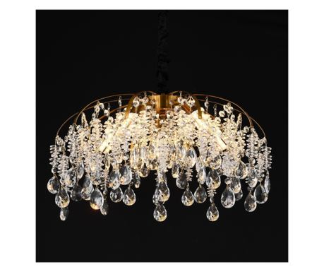 Kristálycsillár CC9321/5FGD, 5xE14, 49cm átmérő, Arany