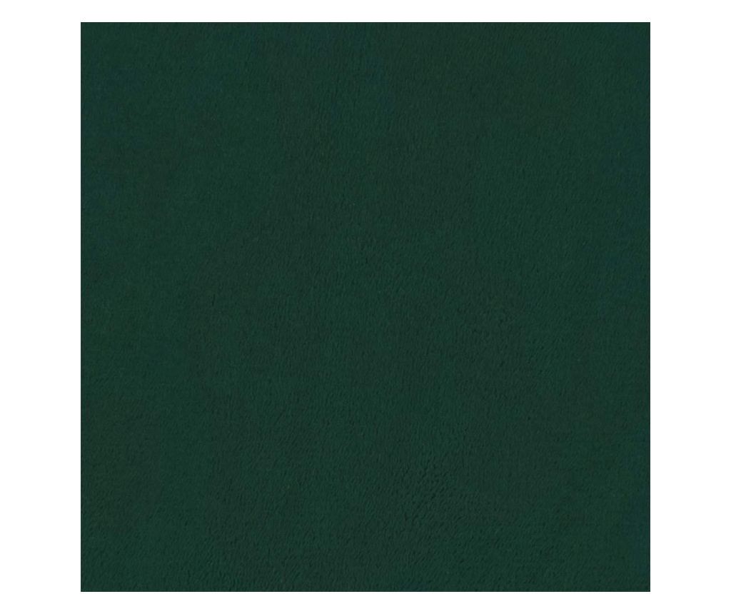 LED Табла за легло, Тъмнозелено, 200x5x118/128 см, Кадифе - 6