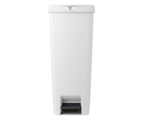 Coș de gunoi Brabantia StepUp Pedal 1005556, 40L, Materiale Eco-Reciclabile, Deschidere Mare, Gri Deschis