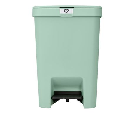 Brabantia StepUp pedálos szemetes 1008484, 25 l, környezetbarát anyagokból, nagy nyílással, világoszöld