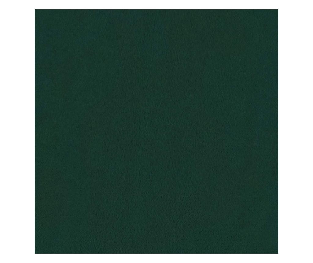 LED Табла за легло, Тъмнозелено, 144x5x118/128 см, Кадифе - 6