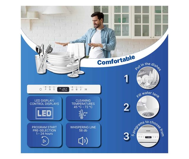 Мини съдомиялна, Bomann - TSG 5701