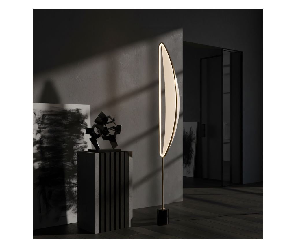 Φωτιστικό Δαπέδου Toolight G126-F Χρυσαφένιος 21X24X159Cm - 2