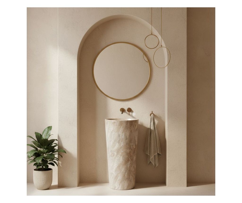 Agățătoare De Baie Rea 5805 Tomi Cupru Periat 3X4X5Cm - 2