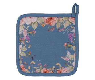 Podložak za vruće posuđe od pamuka - Cvijeće, 20x20 cm