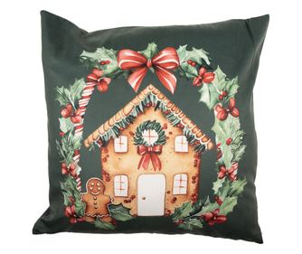 Večbarvna božična okrasna blazina 45x45 cm