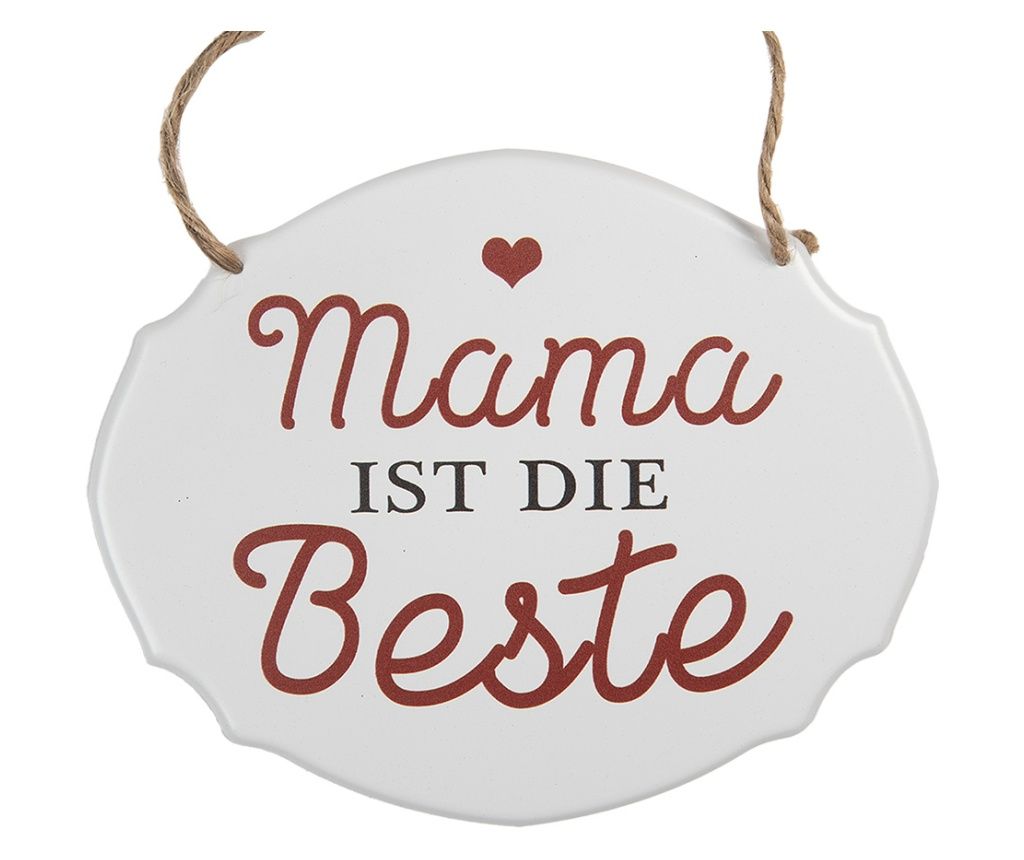 Mom Metal Wall Decor 18x1x15 cm