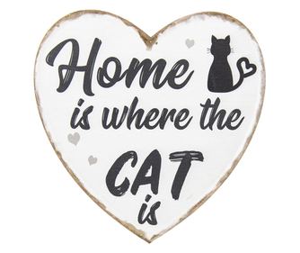 Višebojni metalni ukras za mačke na zidu 25x1x25 cm