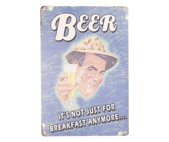 Višebojni metalni ukras za zid 20x1x30 cm