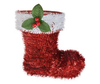 Karácsonyi csizma 25x11x26 cm