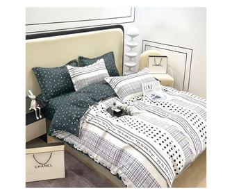 Двулицево спално бельо (размер за приста) EmonaMall, 4 части - Модел S18860