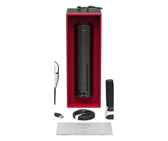 Електрически тирбушон Prestigio Nemi PWO103SL, Автономност от 70 бутилки, NiMh батерия, Аксесоар за рязане на фолио, Капачка за