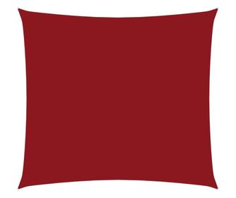 Τέντα σκίασης, Κόκκινη, 3x3 μ, Ύφασμα Oxford, Τετράγωνη