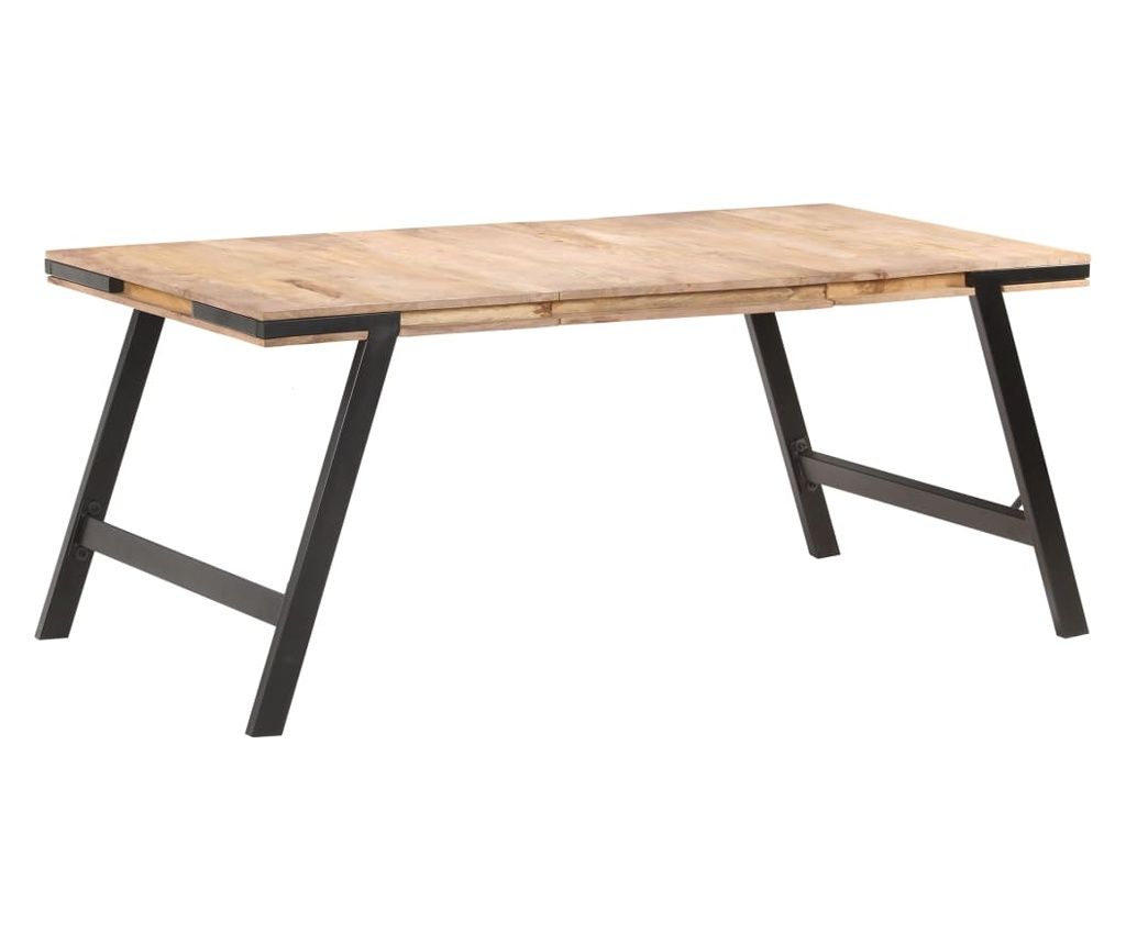 Konyhai asztal, 180x90x76 cm, tmr mangfa