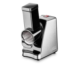 Solis Slice & More Elektromos reszelő, 350 W, 5 különböző penge, többfunkciós, univerzális ételszeletelő és aprító, rozsdamentes