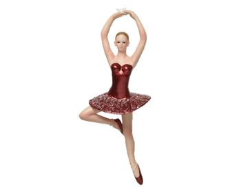 Decoratiune cu agatat balerina, 13.5 cm