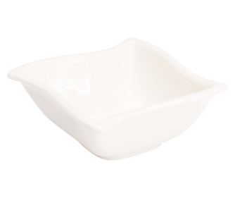Bol ceramica snack, alb, 7.5 cm