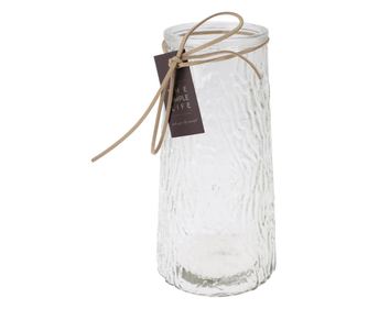 Vaza sticla transparenta, 10x22 cm