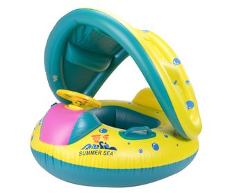 Úszógumi ernyővel, 65x73cm