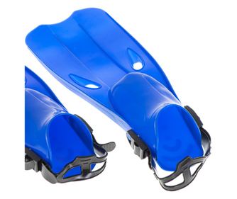 Úszó- és búvárbetét, m-es méret (22,5-24,5 cm), kék színű