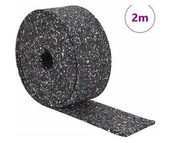 vidaXL Rolex din cauciuc Negru 200 x 5 x 0,6 cm Cauciuc