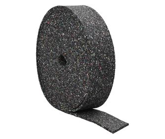 vidaXL Rolex din cauciuc Negru Cauciuc