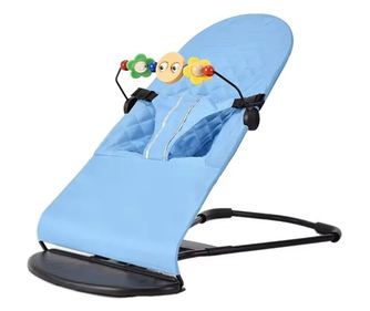 ABYZ Tartós Műanyag Babahinta Szék Pihenőszék 0-12 Hónapos Korig Kék