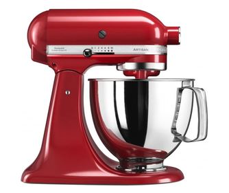 KitchenAid Artisan Elegance planetáris mixer 5KSM125EER, 300 W, 4,8 l, közvetlen meghajtás, 10 sebesség, Empire Red