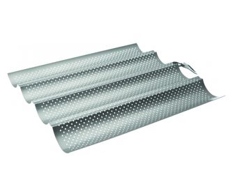 Ibili Перфорирана тава за печене, неръждаема стомана, сива