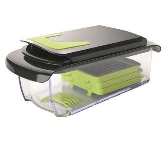 Клетка за зеленчуци Ibili, неръждаема стомана и пластмаса, 27x12 см