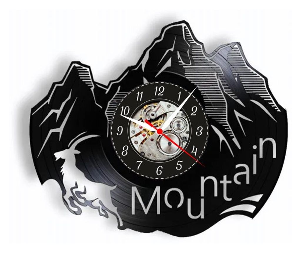 BLACK GOAT IN THE MOUNTAINS - Wall Clock