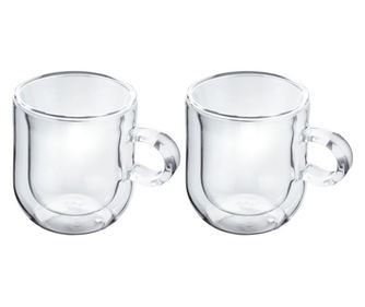 Σετ 2 ποτηριών espresso Judge, διπλού τοιχώματος γυαλί, 75 ml