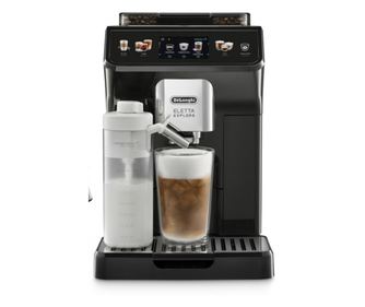 Kávéfőző DeLonghi Eletta Explore ECAM450.65.G, 1450W, 19 bar, 1.8l, Wi-Fi, TFT érintőkijelző, LatteCrema meleg/hideg, Twin Shot,