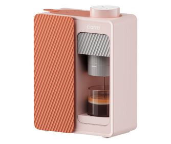 Ciarra BloomBox hordozható félautomata eszpresszógép, 2 az 1-ben, 15 bar, rózsaszín, 18,8x25,6x10,3 cm