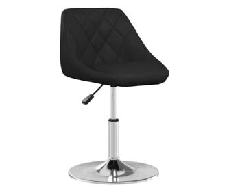 Kuhinjske stolice, 6 kom., crne, umjetna koža