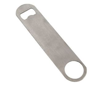 Profesionalni ploščati odpirač za steklenice iz nerjavečega jekla za bar ali restavracijo