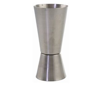 Dupla italadagoló pohár, rozsdamentes acél, 30/60 ml