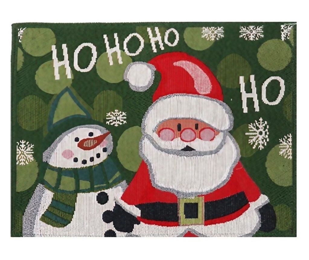 Χριστουγεννιάτικη Πετσέτα Τραπεζιού με Σχέδιο τον Άγιο Βασίλη