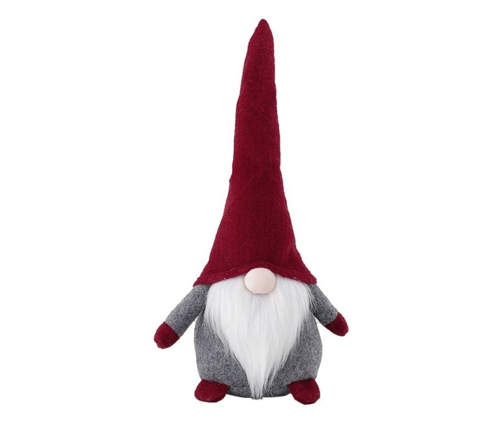 Χριστουγεννιάτικο στολίδι Ξωτικό, Κοκκινοσκουφίτσα, Ύφασμα, 40 εκ, Γκρι